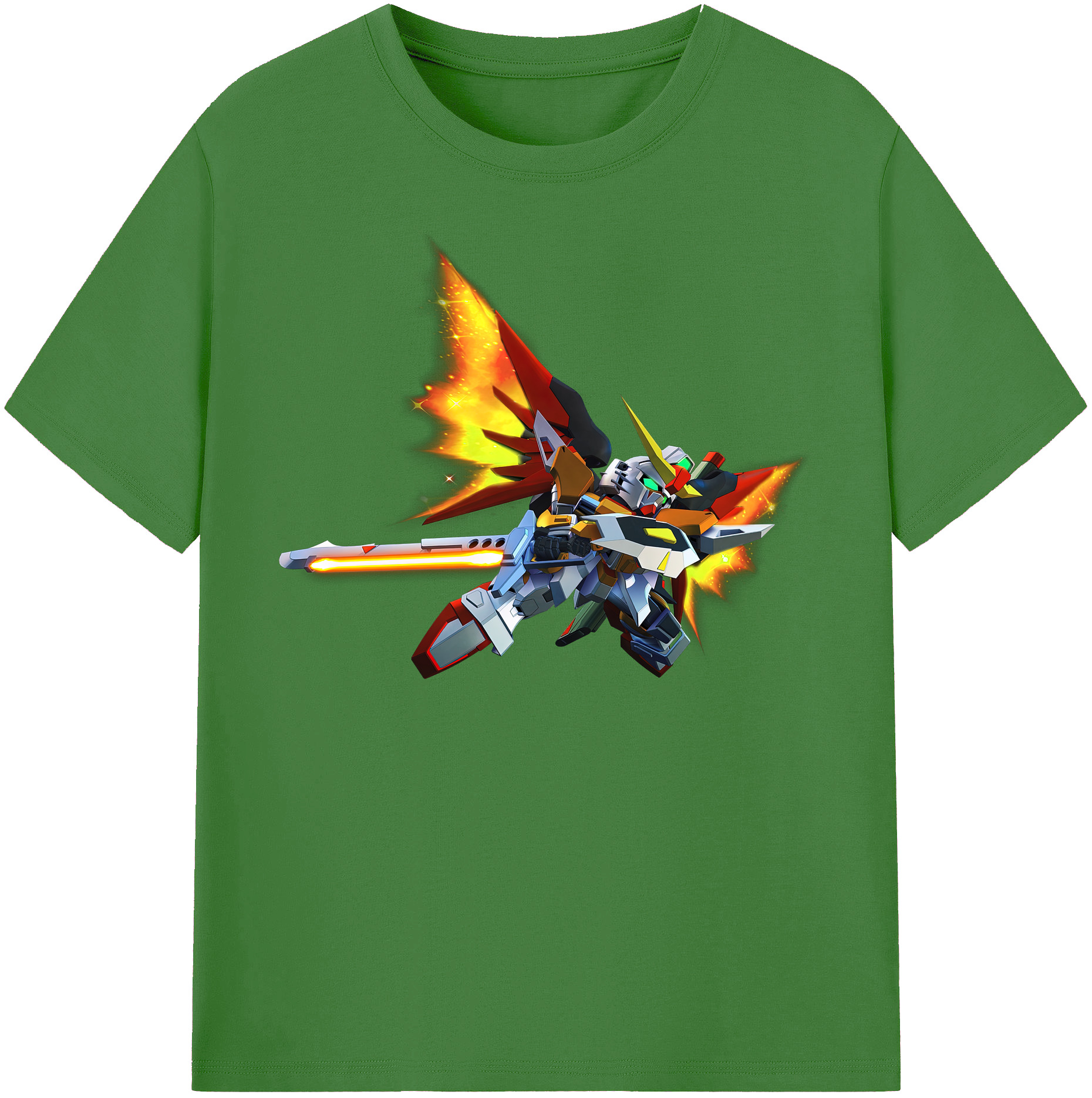 （画像用） 機動戦士ガンダム Mobile Suit Gundam レディースカジュアルプリントTシャツ（綿100％）